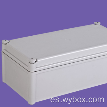 Caja impermeable al aire libre caja impermeable para caja electrónica plasitc PWE519 con tamaño 380 * 190 * 130 mm